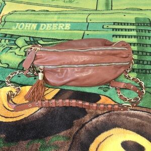 Dolce & Gabbana Lilly Glam Brown Leather Crossbody